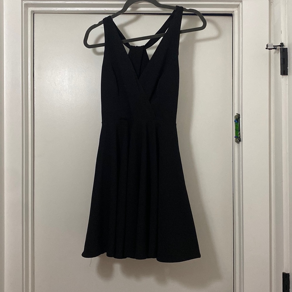 Black cocktail dress